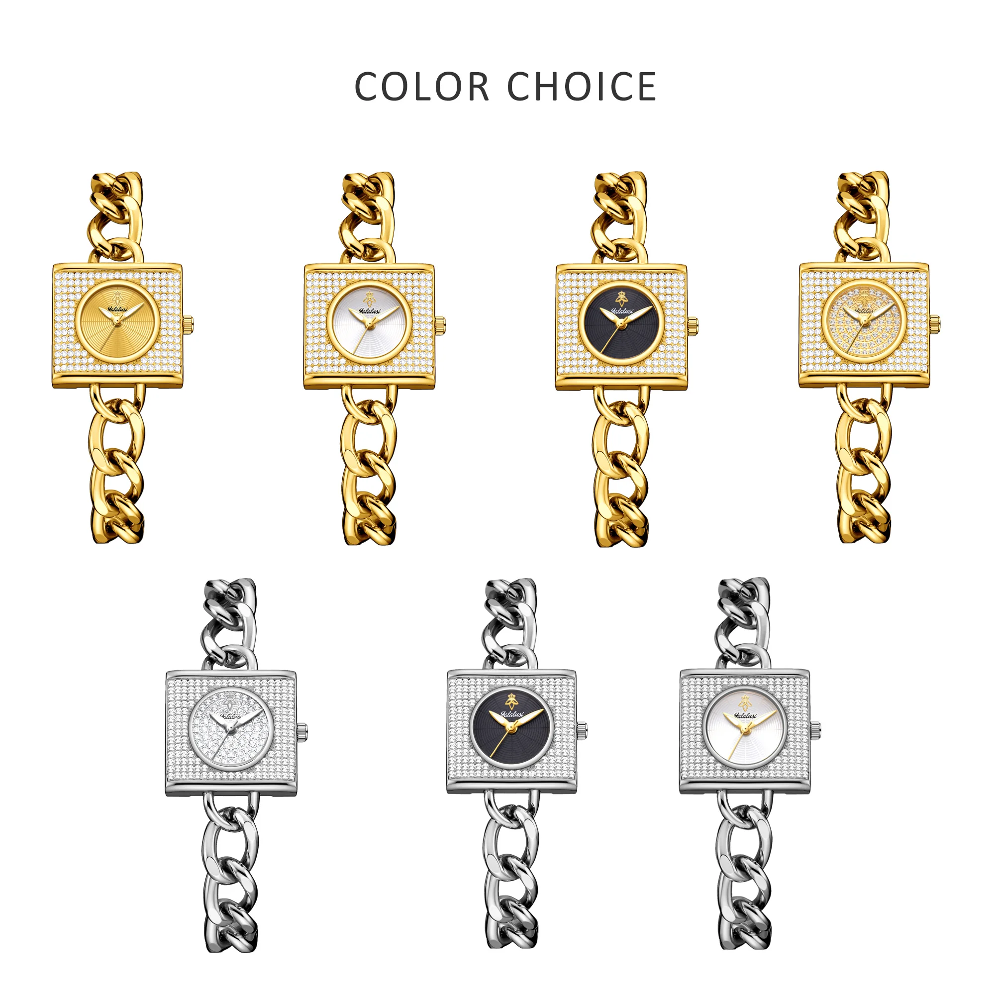 YaLaLuSi Retro Quartz Watch Classic Roman Ladies Bracelet Watches Women High Quality Wristwatch Vintage Female Clock SilverBlack