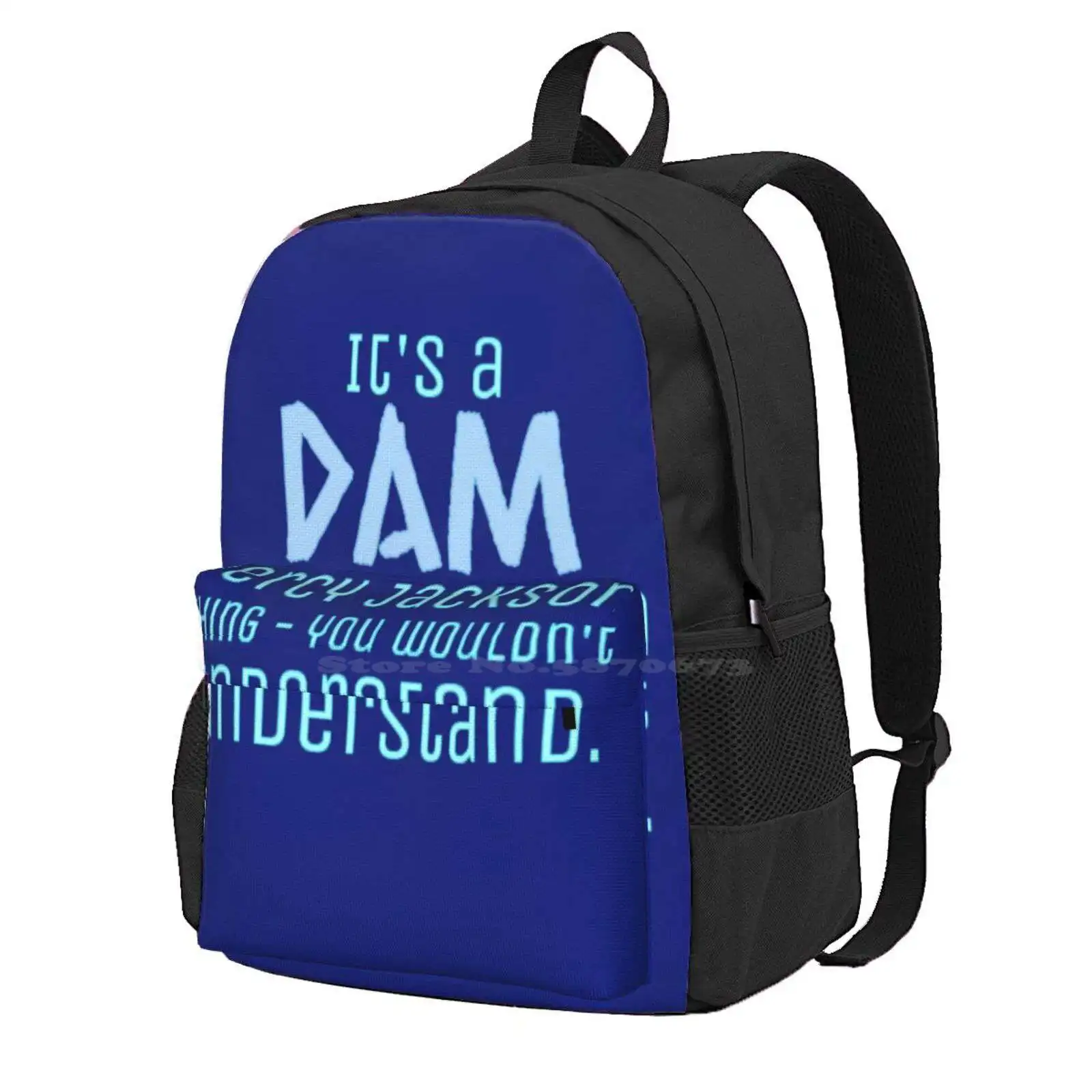 It'S A Dam Percy Jackson Thing Drawing Hot Sale Schoolbag Backpack Fashion Bags Its Dam Percy Jackson Thing You Wouldnt