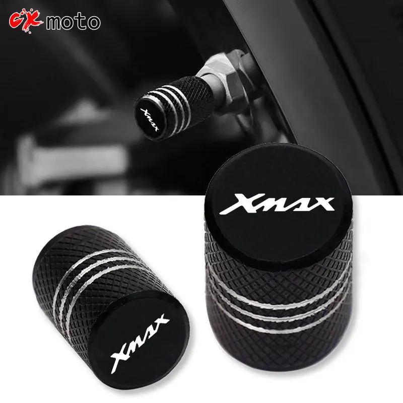 

For Yamaha XMAX 300 XMAX 400 XMAX 250 XMAX 125 Motorcycle CNC Aluminum Accessorie Wheel Tire Valve Stem Caps CNC Airtight Covers