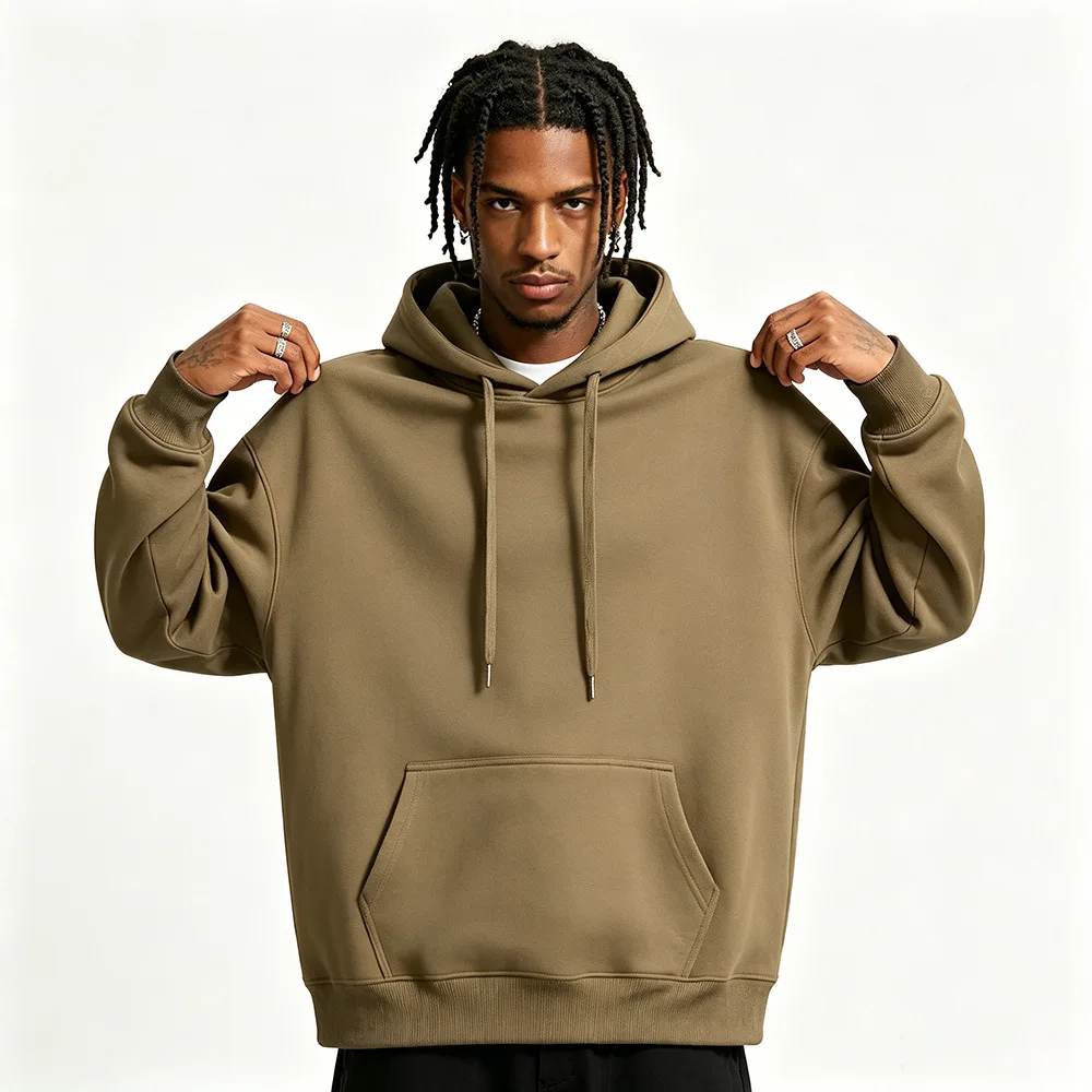 Herren- und Damen-Hoodies in Unifarben mit Taschen, Sport- und Fitness-Sweatshirts, modische Freizeitpullover in mehreren Farben – Detail 35