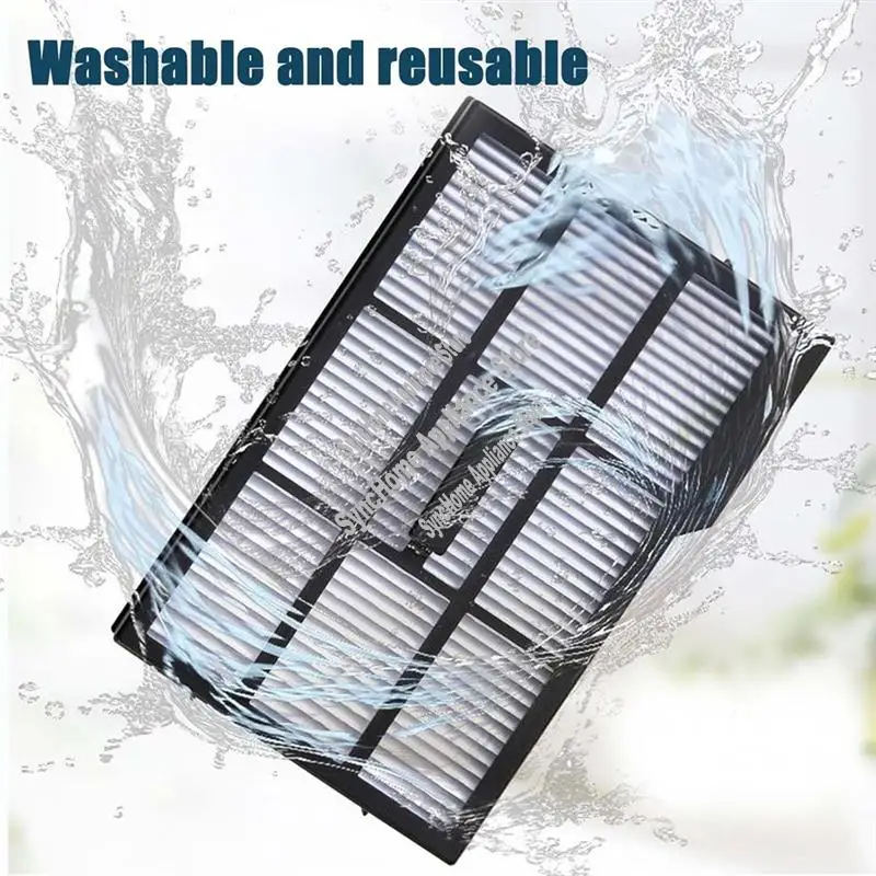 

E25 Omni/E28 Omni Комплект запасных частей для робота-пылесоса — основная щетка, валик для швабры, фильтр Hepa и аксессуары для Eufy E25 Omni