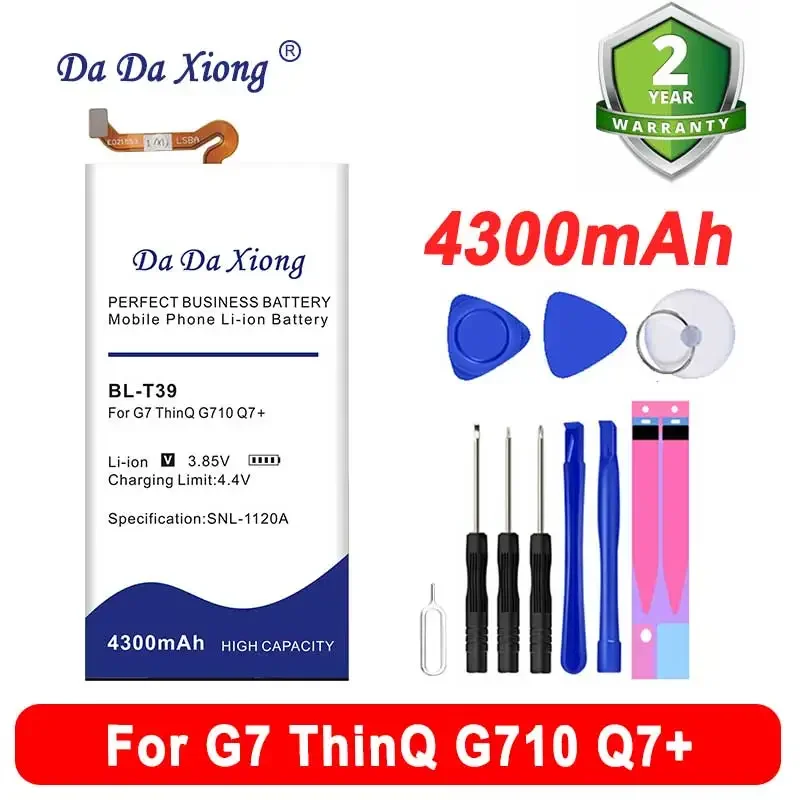 DaDaXiong  4300mAh BL-T39 Bateria For LG G7 G7+ G7ThinQ LM G710 Q7+ LMQ610 in Stock