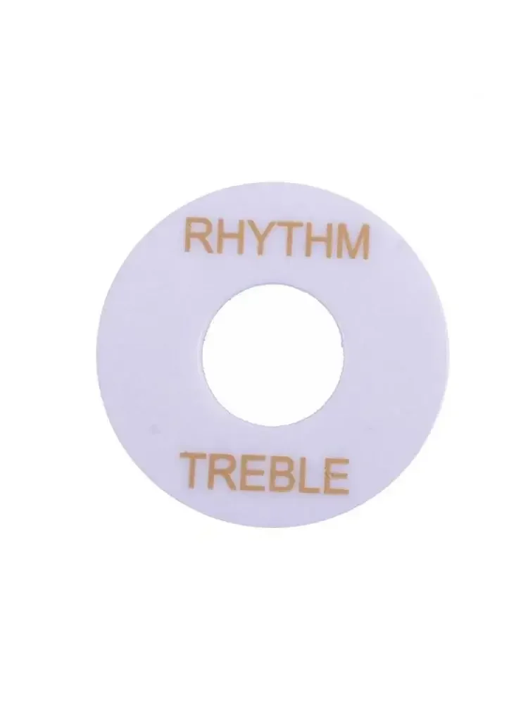 Anneau de commutation de sélection de rythme/treble, pour guitare Gibson Les Paul, interrupteur à trois vitesses, plaque de protection, anneau de sélection de couleurs