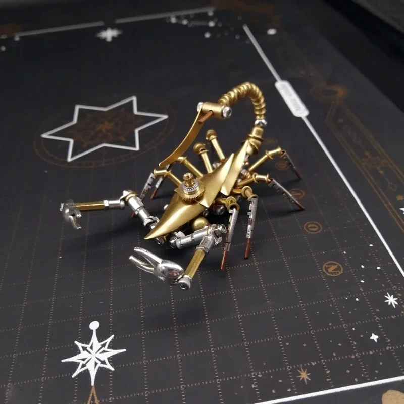 Steampunk Scorpion Metal Model Kit 3D Puzzles Mechanical Insects DIY Assemble Toy Puzzles Toys for Kids Adults Gift