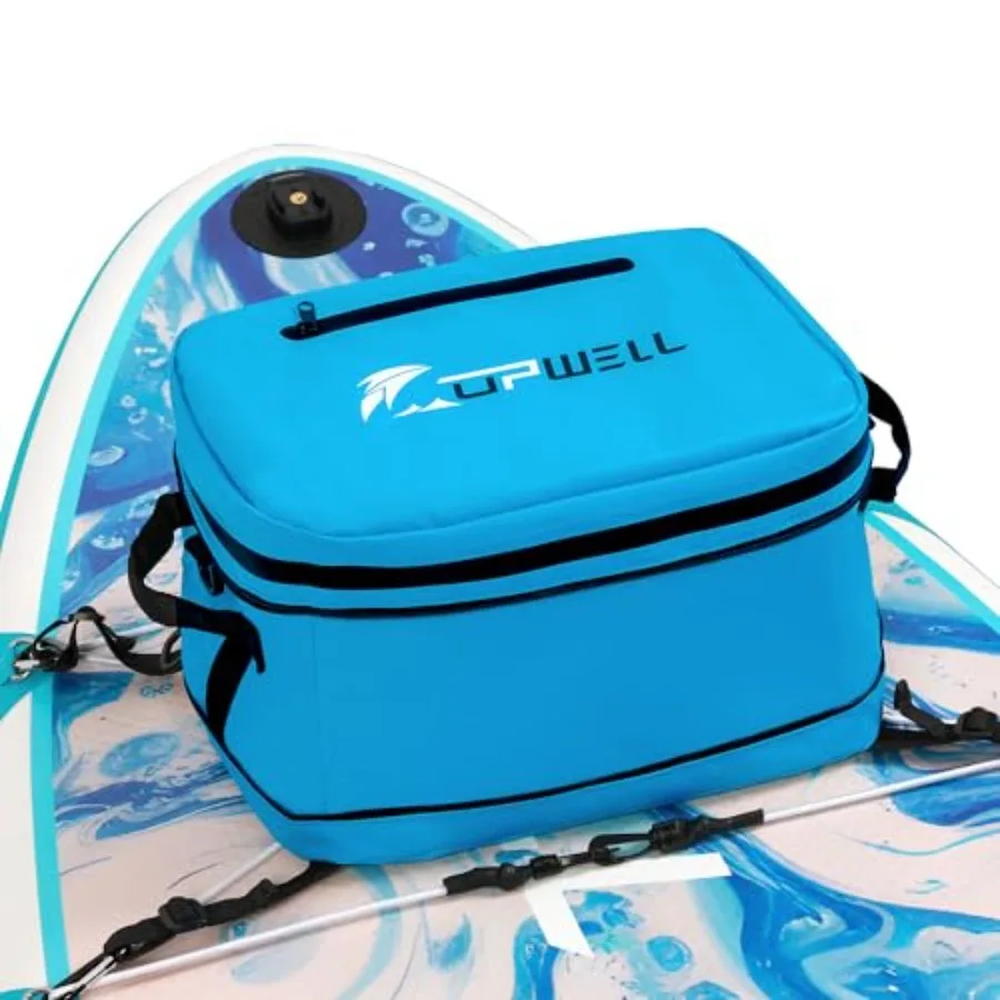 

Paddle Board Accessories - Waterproof SUP Cooler Deck Bag, PVC Dry Bag, 30 Cans Surf Kayak Cooler