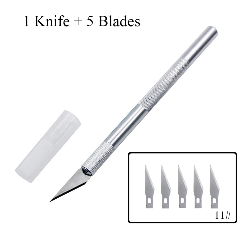

Carving Knife Aluminum Pen Knife Engraving Knife Kit Modeling Tools Pen Knife Art Knife Unboxing Unpacking