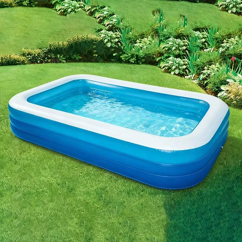 

Inflatable Swimming Pool Thickened Material Stable Structure Ideal For Outdoor Water Fun And Family Recreational Activities
