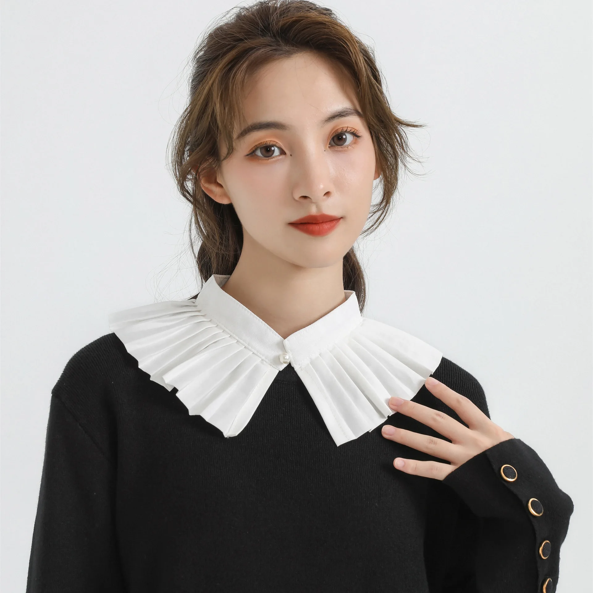 Women Fake Collars Scarf Female Blouse Tops False Collar Shawl Girls Neckwear Shirt Detachable Collars Fuax Cols Accessory