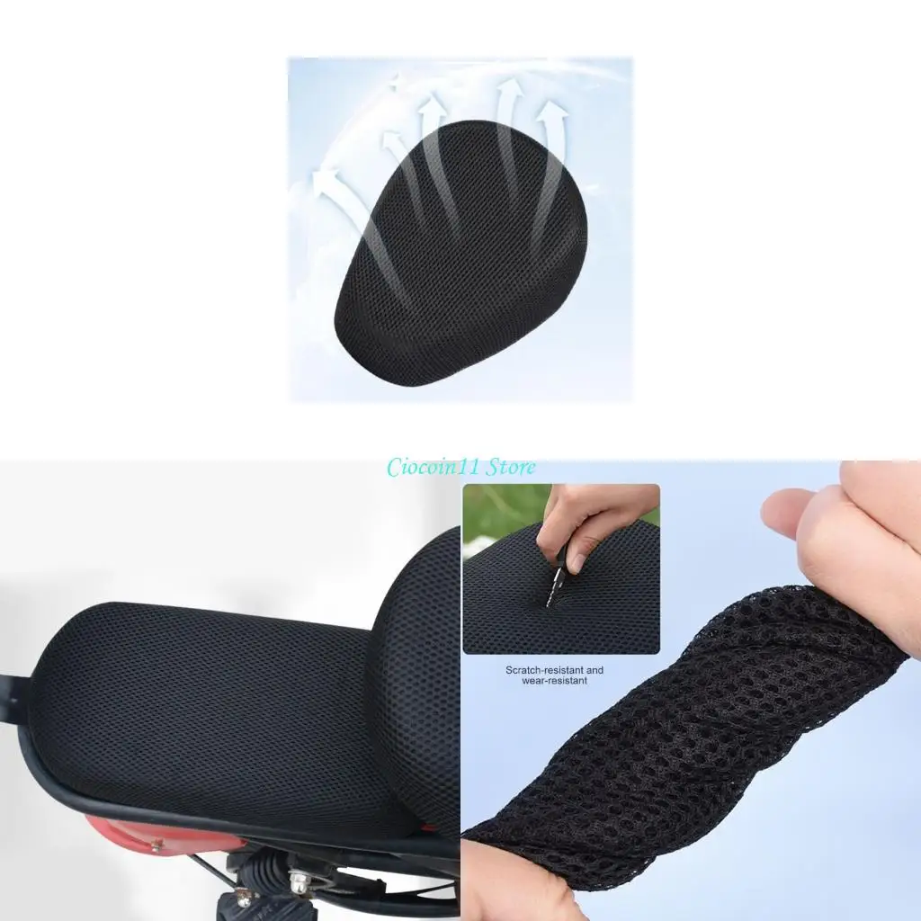 

Y1UB E-bike Cushion Cover Weatherproof Construction Breathable Ventilated Cover