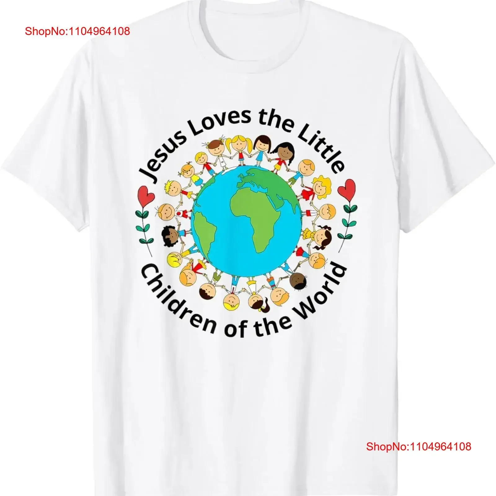 

Детская футболка «Иисус любит детей мира», христианская футболка для мамы и учителя, винтажная, слегка, удобная, повседневная, универсальная, для дома
