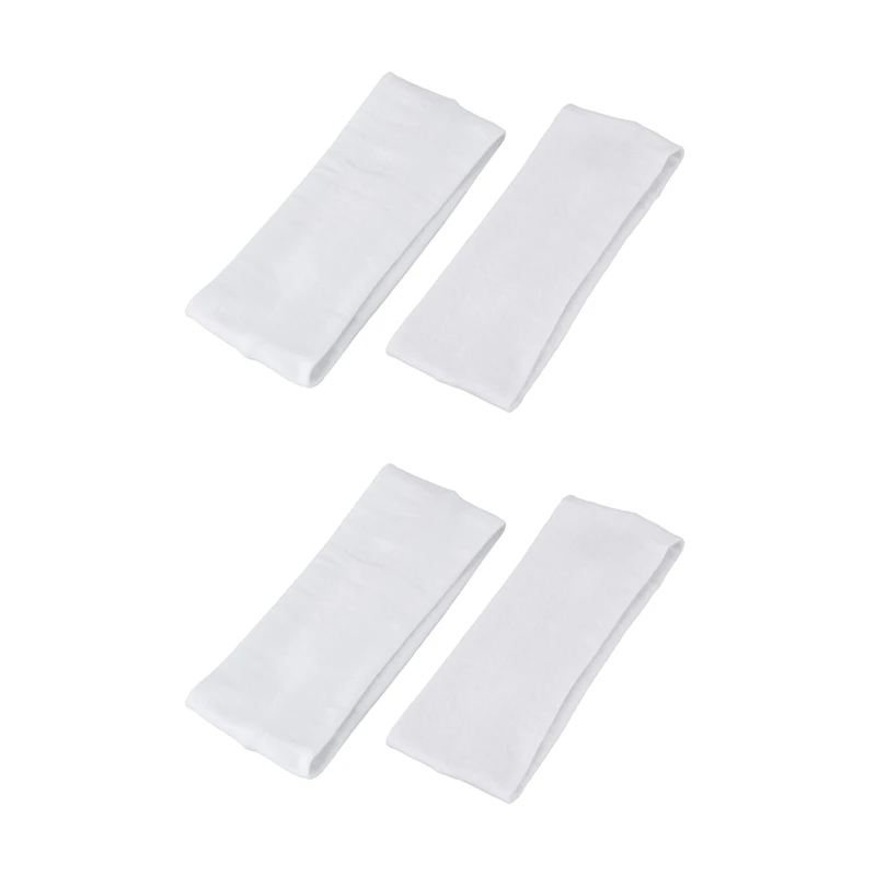 4Pcs Fashion Women Cotton Yoga Hair Band Sports Sweat Lady Headband Popular Women Hair Accessories White