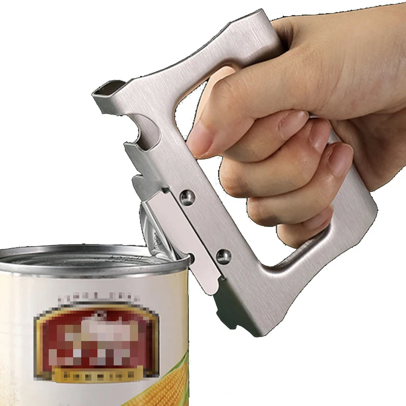 

2In1 Portable Bottle Jar Opener Multifunctional Stainless Steel Opener For Bar Kitchen Beer Bucket Bottle Opener Party Tools