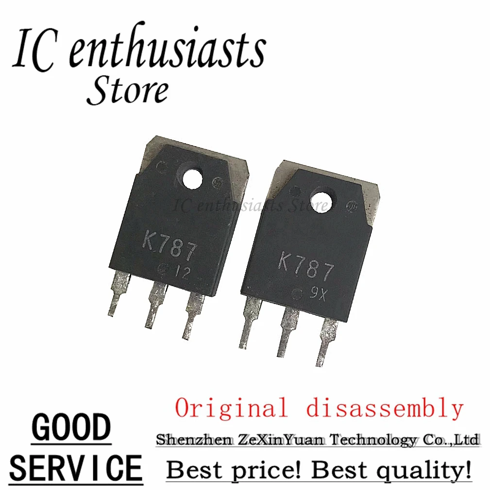 10 قطعة 2SK787 K787 8A 900 فولت TO-3P التفكيك الأصلي