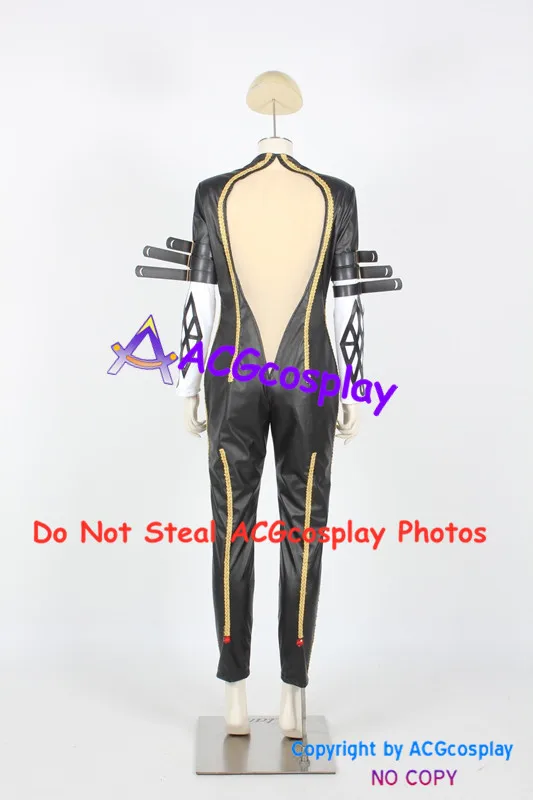 Bayonetta cosplay bayonetta cosplay traje acgcosplay couro falso feito versão 2