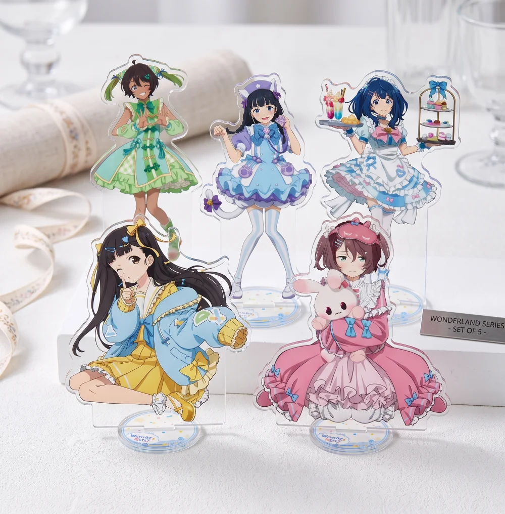 Makeine Too Many Losing Heroines Acrylic Stand Yanami Anna Komari Chika Anime Figure 15cm Desk Decor Keychain Collection Gift
