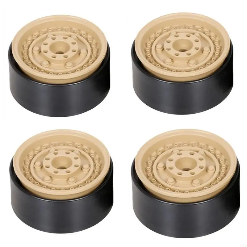 

Beadlock Wheel Hub 12MM Remote Crawler Wheel Rims Set Modified Accessories 1/10 Remote Control Climbing Upgrade Kits