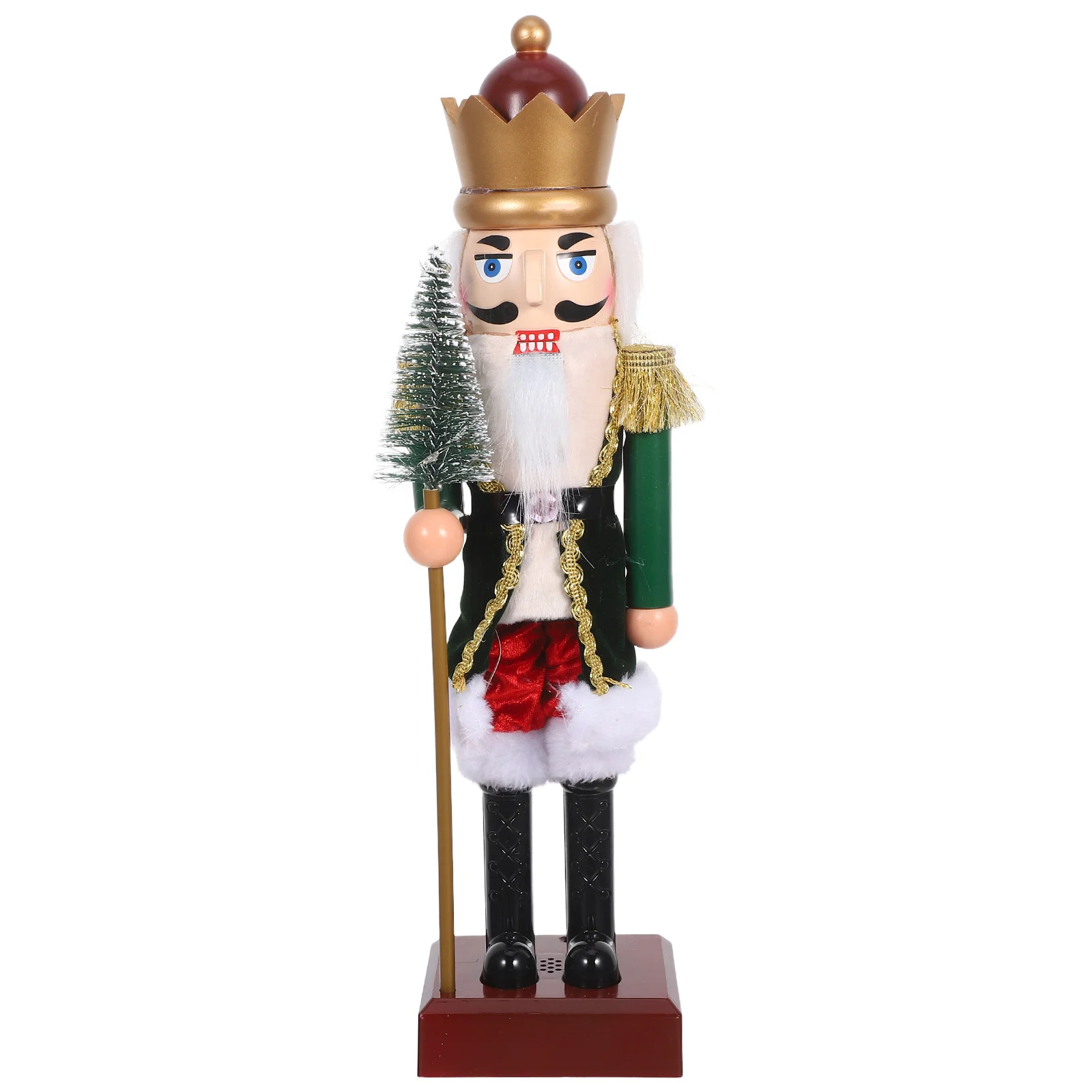 

Lighted Nutcracker Soldier 15.7 Inch LED Music Christmas Xmas Holiday Centerpiece Decor Festival Tabletop Nutcracker Soldier