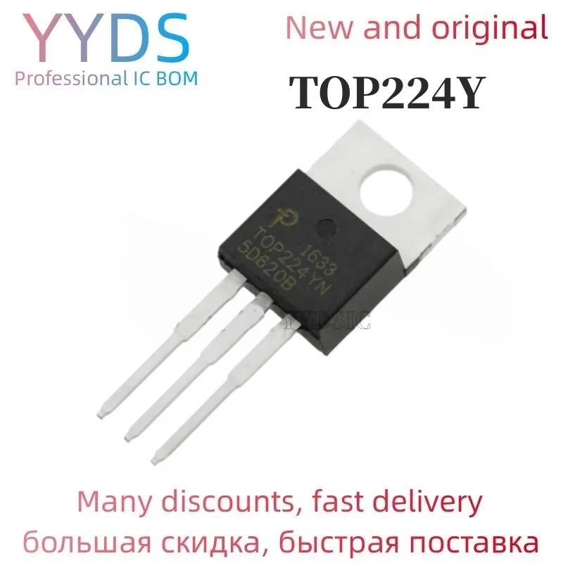 1pcs  TOP224Y TOP224YN TOP224 TO220 NPN transistor new original  Can be purchased directly