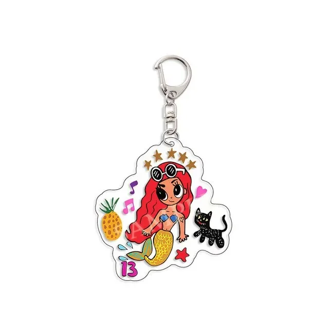 Karol G Bad Bunny Un Verano Sin Ti Manana Sera Bonito Bichota Heart Keychain Cartoon Cosplay Car Keychains Pendant Jewelry Gift