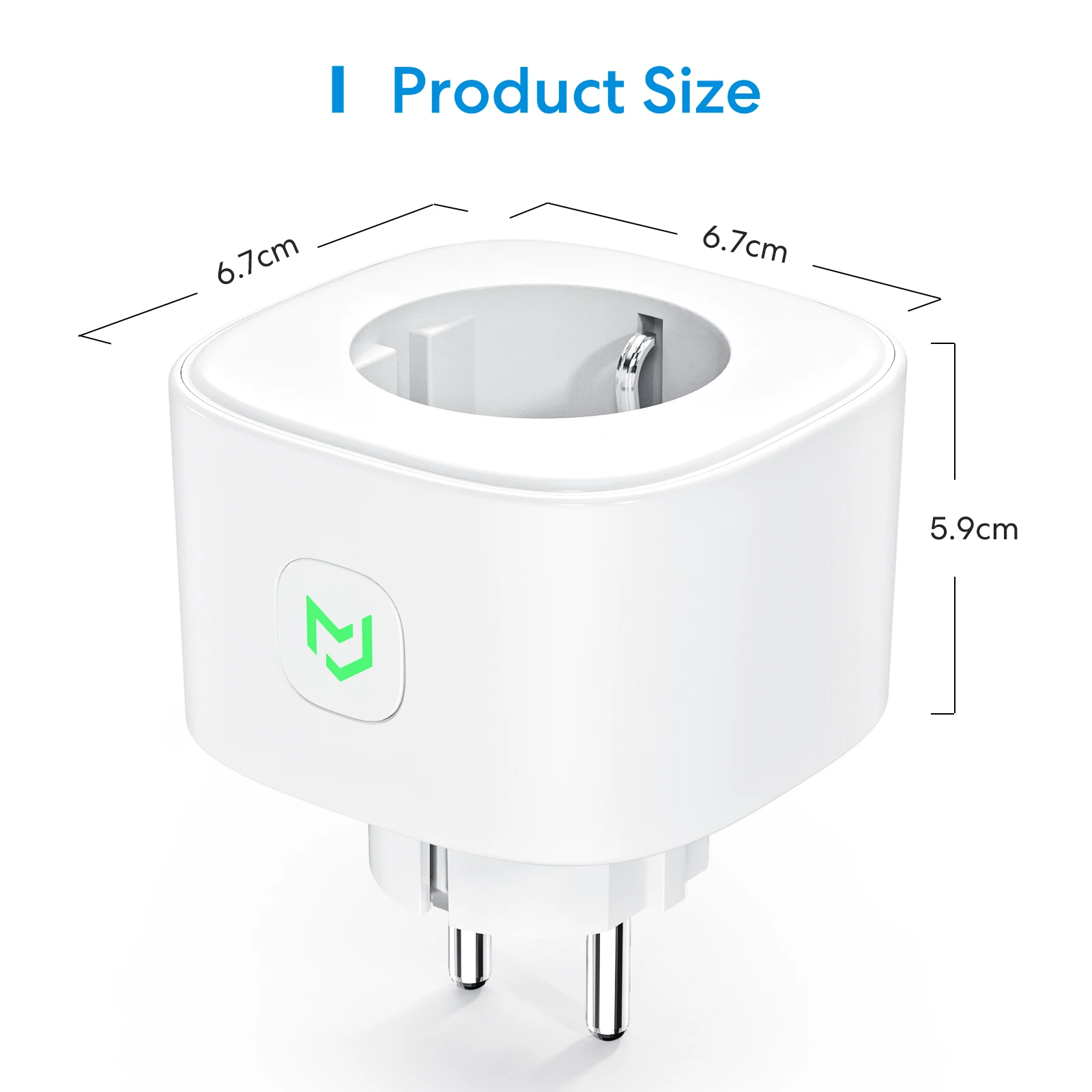 Meross 16A HomeKit Smart Plug EU WiFi Socket Remote Voice Control Support Alexa Google Assistant SmartThings