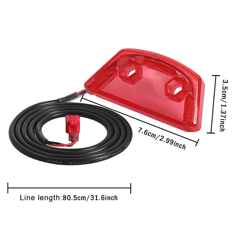 Rear Taillight Lamp with Waterproof Feature for Kukirin G2 Max Electric Scooter Built to Last in Outdoor Conditions