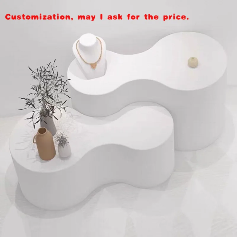 

custom.Wood Cuboid Shelf Stackable Commercial Furniture Shop Decoration & Trade Show