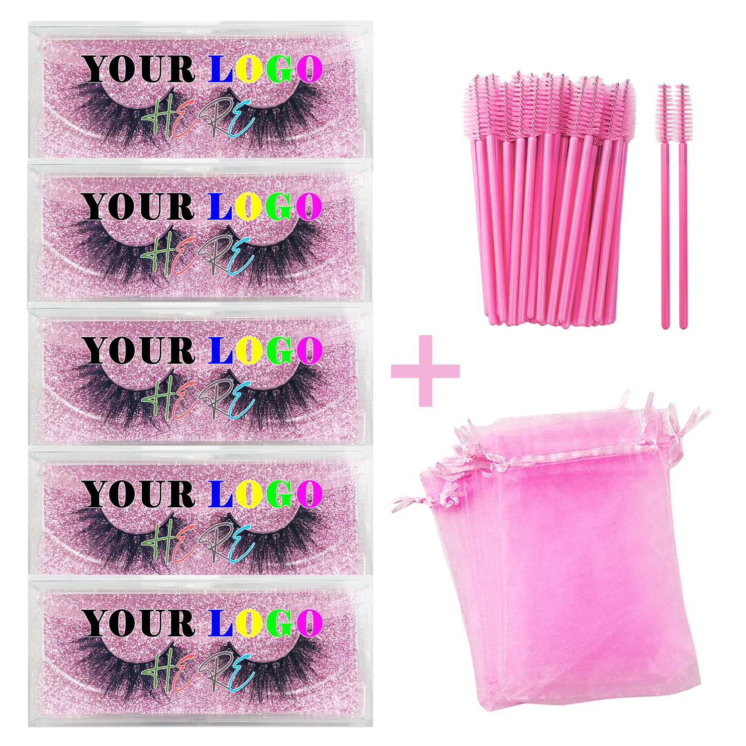 Wholesale 3d Mink Eyelashes Box Package Logo Empty Lashes Box Case Plastic Sliding Clear Custom Lash Box In Bulk Makeup