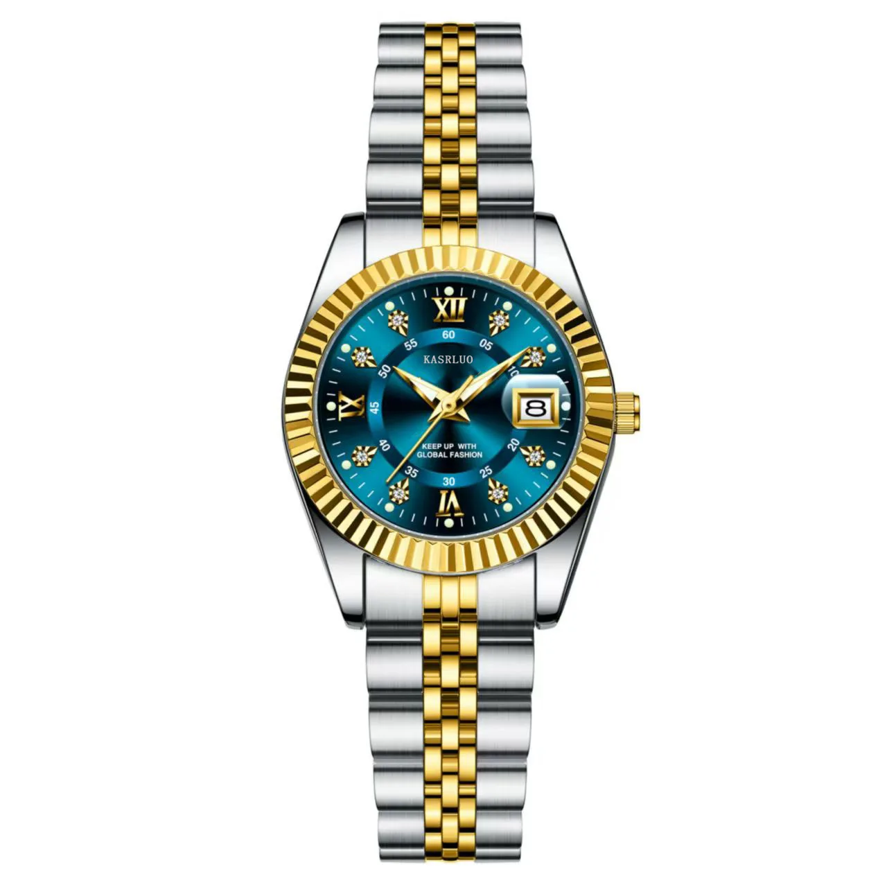 

New Fashion Woman Luxury Watch Women Date Stainless Steel Quartz Watches Ladies High Quality Bracelet Watches Reloj Mujer Gifts