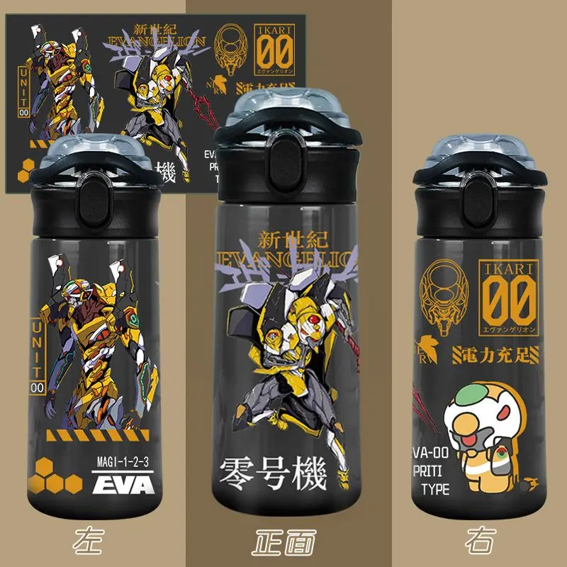 Neon Genesis Evangelion EVA-00 PROTO TYPE anime cartoon boys thermos cup creative personalized water cup straw cup holiday gift