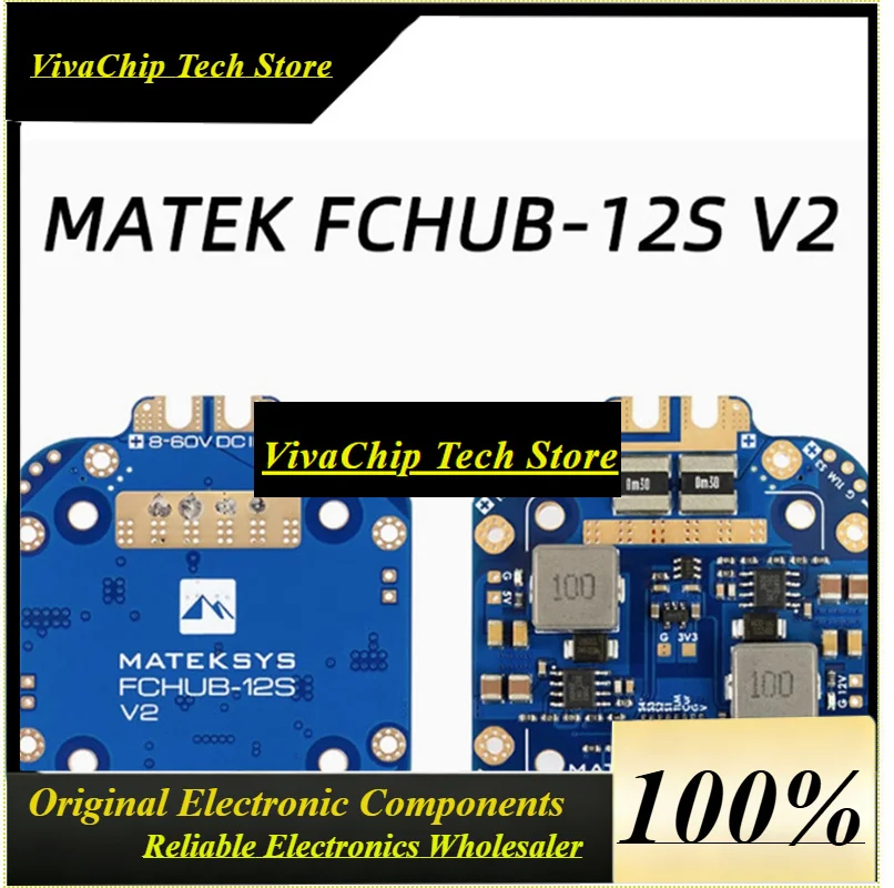 VIVaSMATEK FCHUB-12S V2 5V&12V 440A Distribution Board Power Board For FPV Multi Rotor Drone