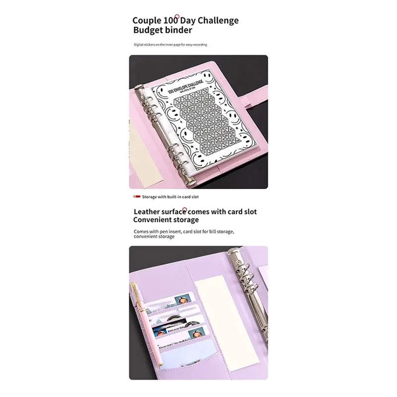 A29F-100 Envelopes Money Saving Challenge, 100 Envelope Challenge Binder, Money Saving Binder, Budget Book