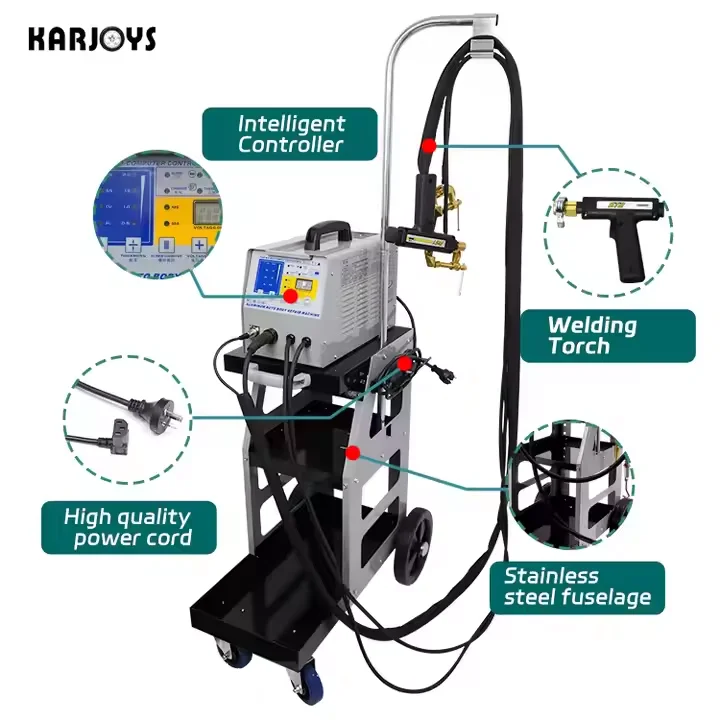 TLF KARJOYS الألومنيوم إصلاح جسم السيارة ماكينة لحام نقطي الكهربائية دنت مجتذب سبوتير #2