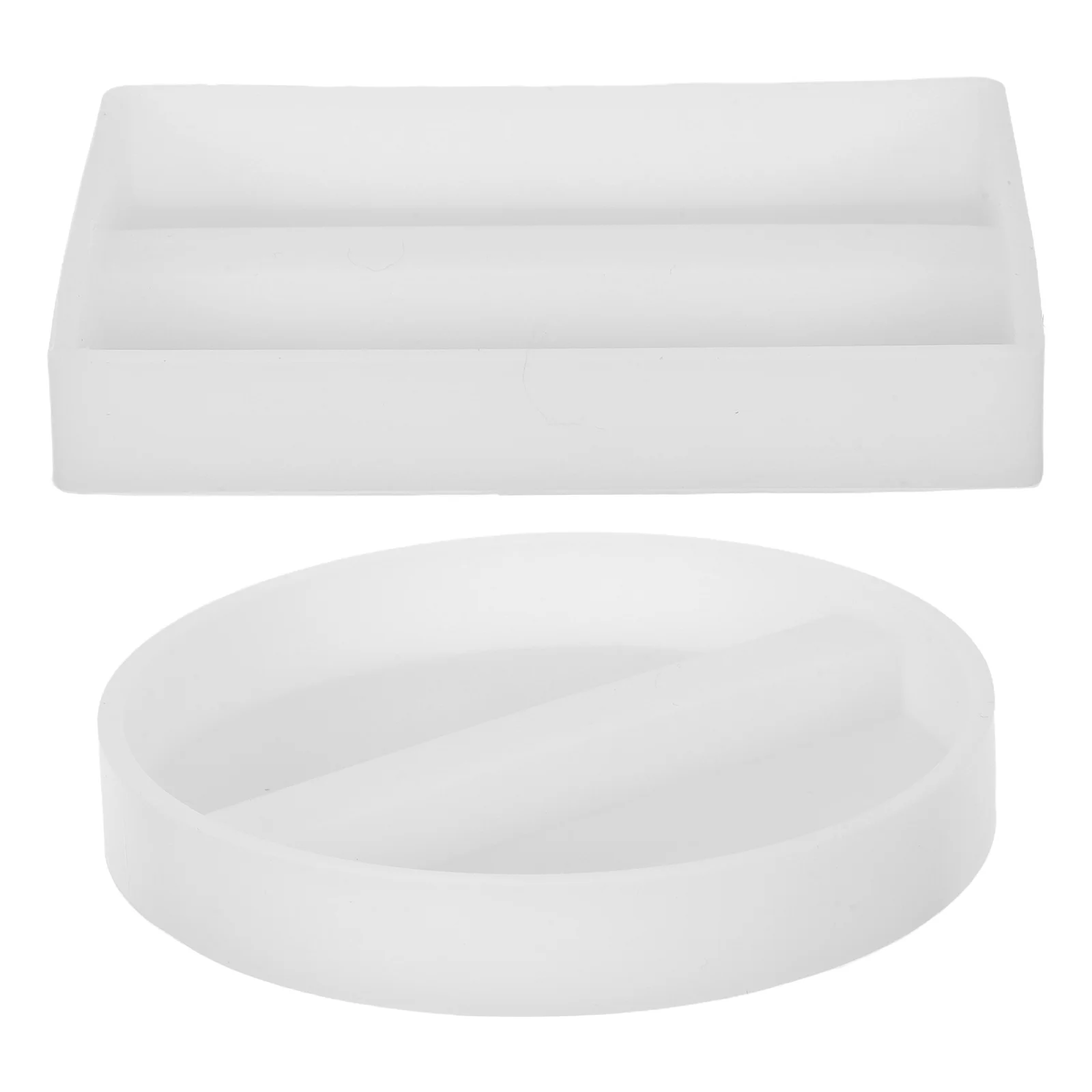 

2 шт., силиконовая форма для держателя визитных карточек, сделай сам, смола, подставка для визитных карточек, эпоксидная форма, офисный настольный орнамент, подставка для рукоделия