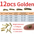 12 piezas de oro