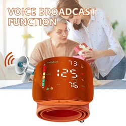 Realblad Wrist Blood Pressure Monitor Rechargeable Baumanometro Spanish Voice tensiometros digital recargable Tonometer тонометр