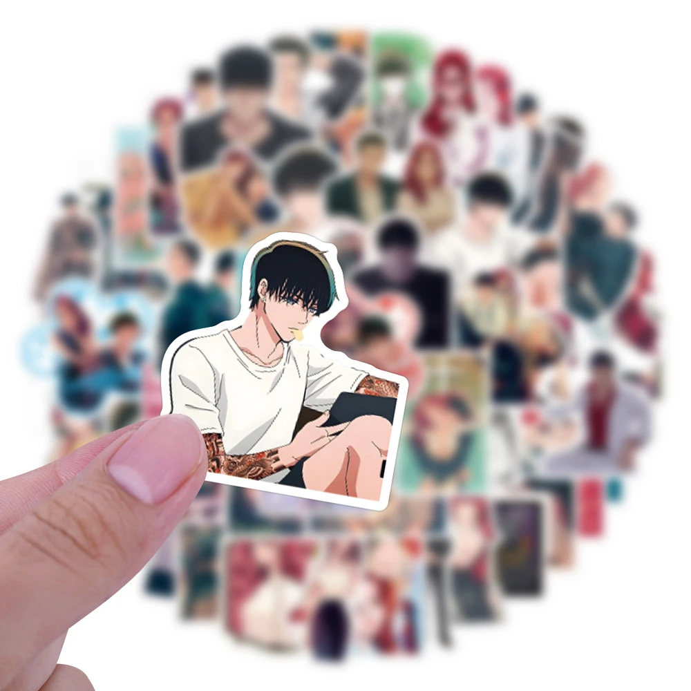10/30/54 قطعة ياكوزا خطيبة أنيمي ملصقات الكرتون Somei Yoshino الشارات Skateboard بها بنفسك سكيت دفتر محمول كول ملصق مضاد للمياه لعبة