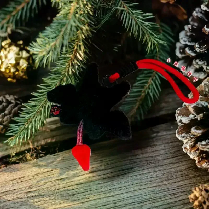 Sierlijke vleermuis knuffel sleutelhanger voor Halloween; Kleine duivel Lanyard tas hanger rugzak hangend verjaardagscadeau voor meisjes