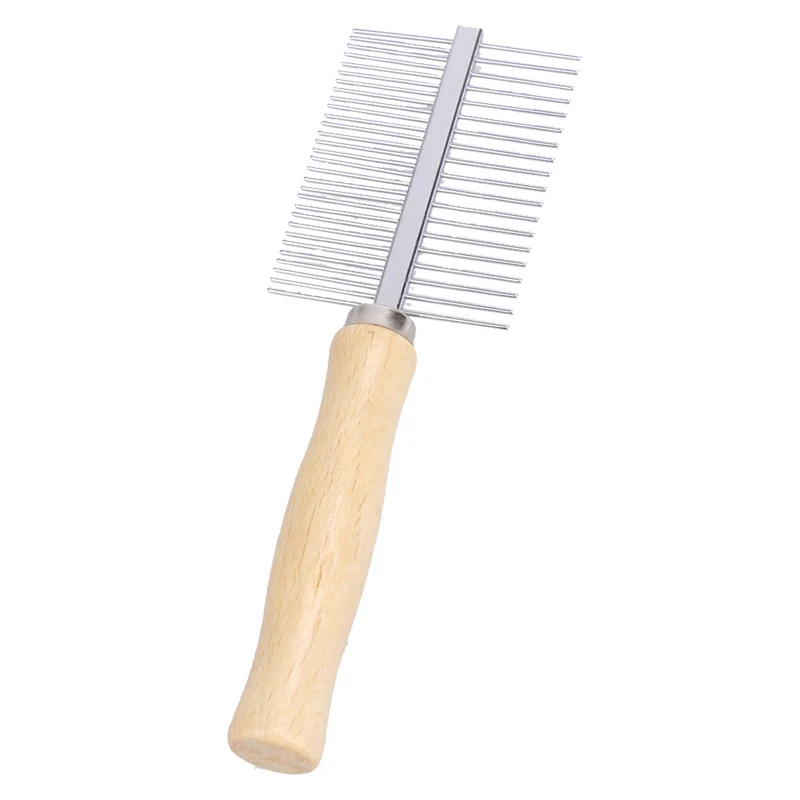 1PC grabie grzebień dla zwierząt domowych igły stalowe grzebień dla psów Puppy Cat szczotka do włosów narzędzia fryzjerskie akcesoria dla psów produkty dla kotów