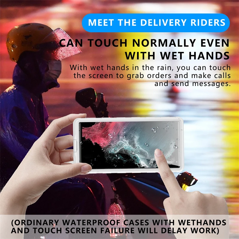 Luxury Waterproof Phone Case for Xiaomi Poco X2 X3 X4 NFC X5 X6 F2 F3 F4 F5 F6 Pro GT 5G 360 Full Cover Shockproof Fundas Box