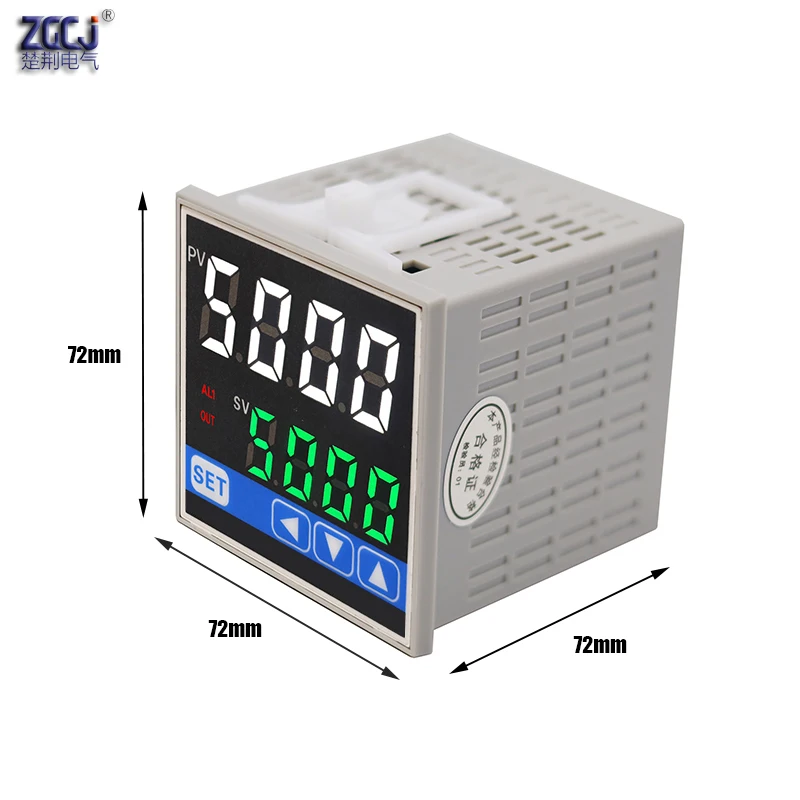 CO2 Controller With Low and High Co2 Control Out 0-5000ppm Gas Detector Carbon Dioxide Monitor With Alarm Relay Output