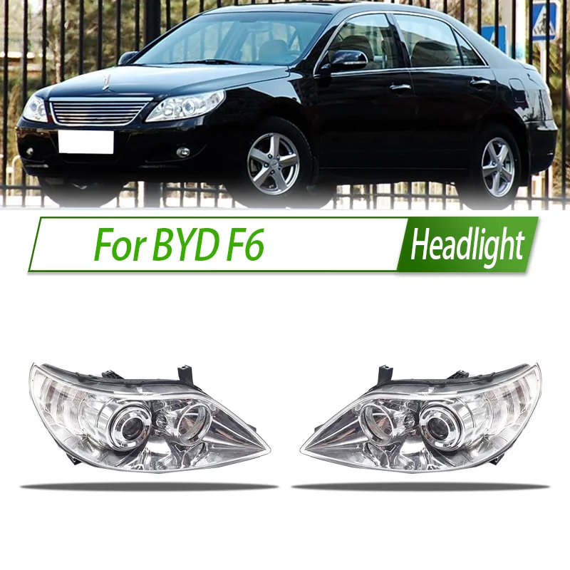 

For BYD F6 Halogen Headlight Assembly OEM Style Front Headlamp Bulb Socket Plug & Play Replacement