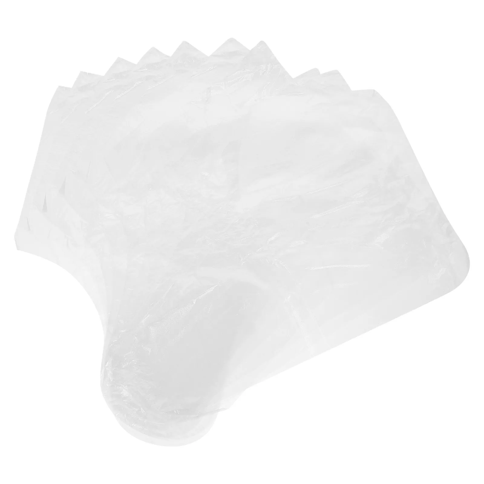 

200Pcs Foot Covers Disposable Transparent Pe Plastic Booties Large Size for Pedicure Salon Spa Therapy Foot Protection