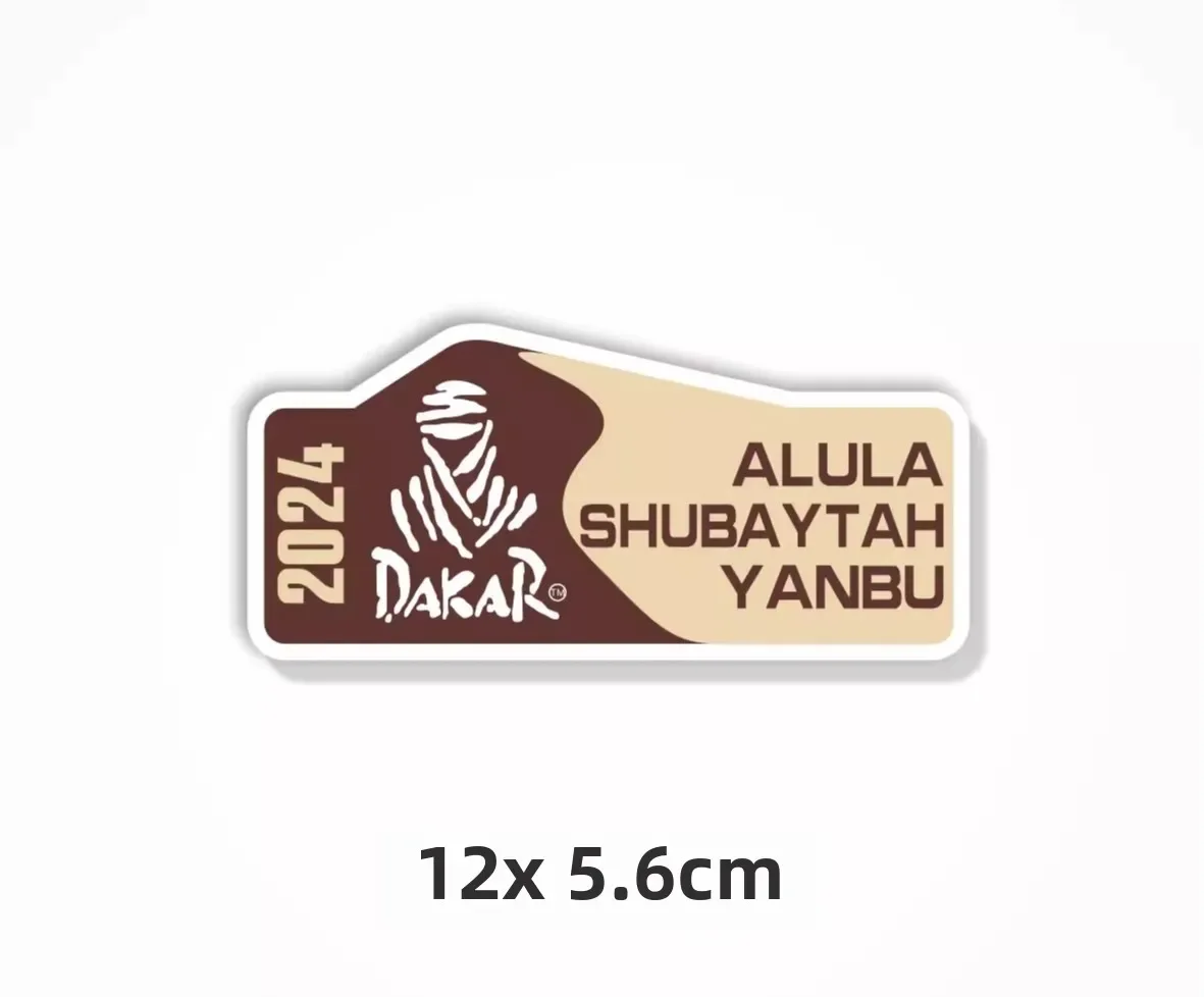 2024 Desert DAKAR Gioco di rally Adesivo per auto Auto Body Paraurti Finestre Moto Laptop Parete Pellicola in vinile Decalcomania Accessori per tuning auto