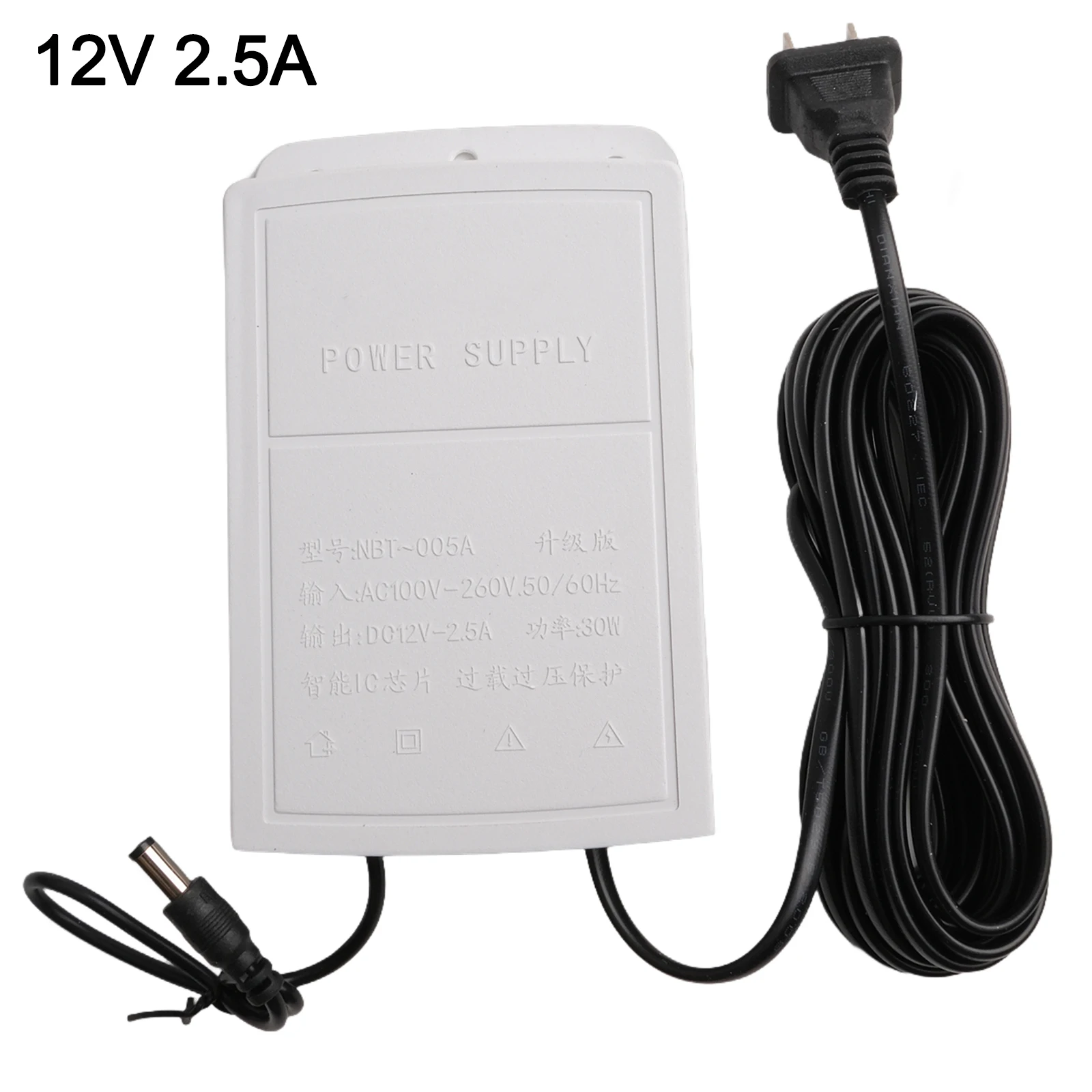 Steady Voltage Output Power Solution Compatibility with CCTV Cameras UPS Endurance Power Supply Adapter DC 12V 2A2 5A