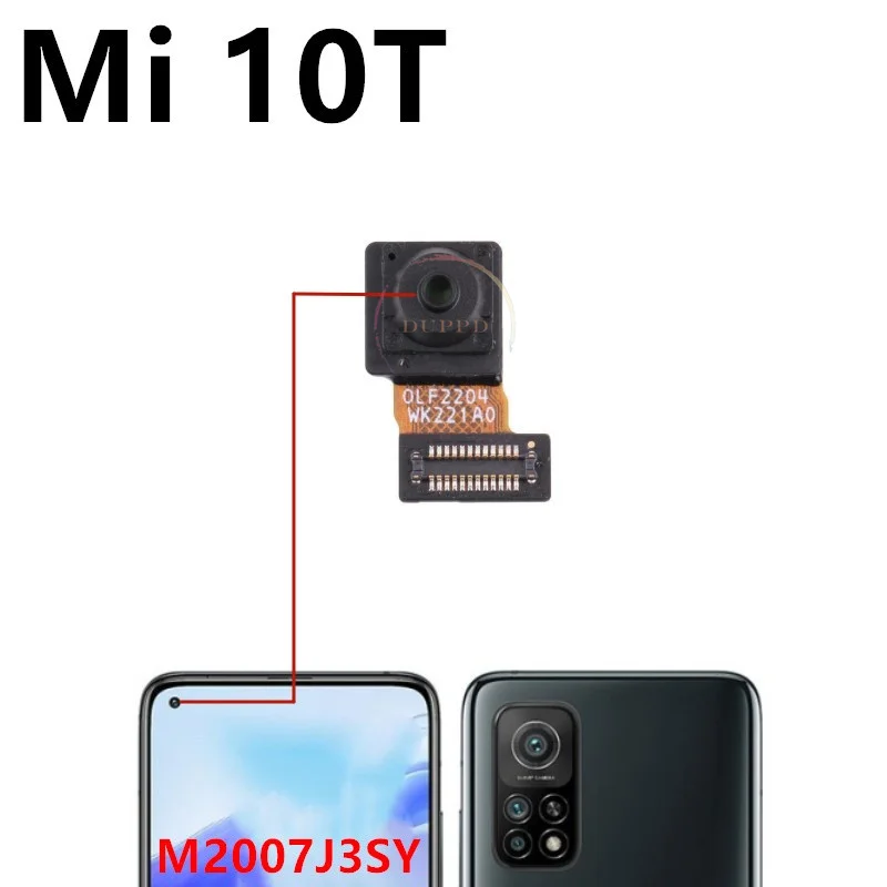 For Xiaomi Mi 10T Pro 5G Original Back Backside Selfie Facing View Small Rear Camera Module Flex Frontal Replacement Spare Parts