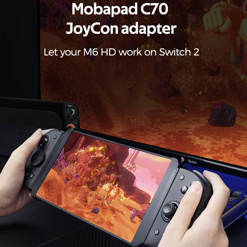 MOBAPAD C70/C70 PRO Strong Magnetic Adapter for Switch 1 JoyCon for M6 S/HD Gamepad S1 S/HD Controller for Switch 2 Game Console