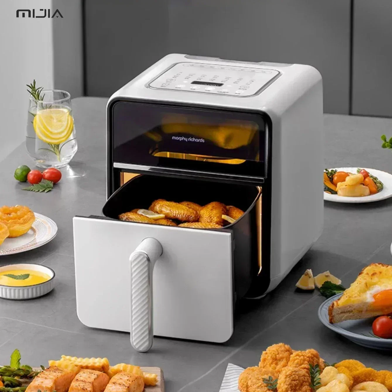 Air fryer. Household. Visual. Electric fryer. Multi functional. New. Large - capacity. All in one. For French fries