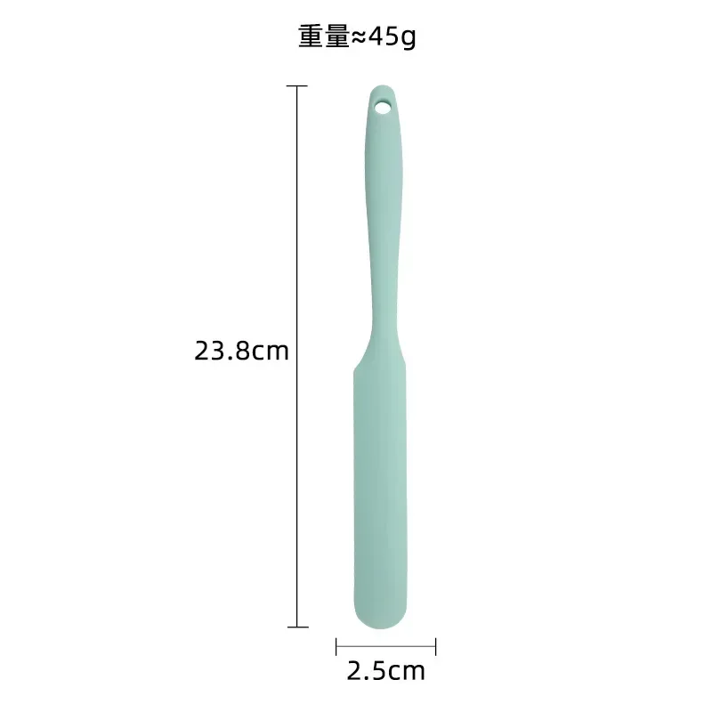 Silicone Long Scraper Color Cream Long Knife Scraper Cake Making Small Accessories Silicon Spatula Pastry Baking Tools for Cakes