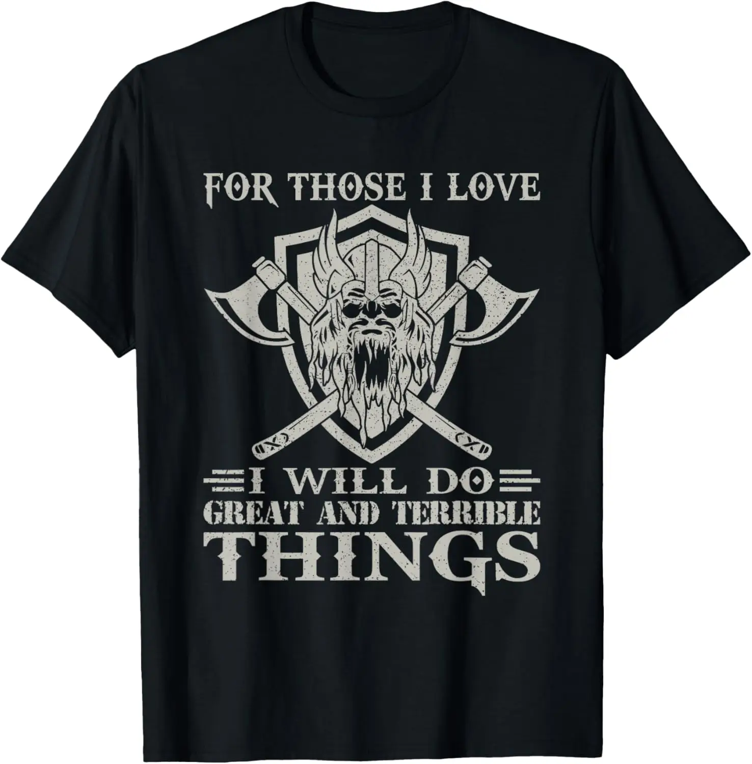 T-shirt viking pour ceux qui aiment, je vais faire des choses grandes et terribles