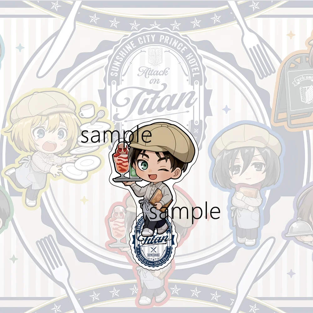 حار أنيمي هجوم على تيتان 10 سنتيمتر الاكريليك الدائمة إرين ميكاسا ليفي Erwin أرمين عمل أرقام نموذج سطح المكتب الديكور حامل هدية #5